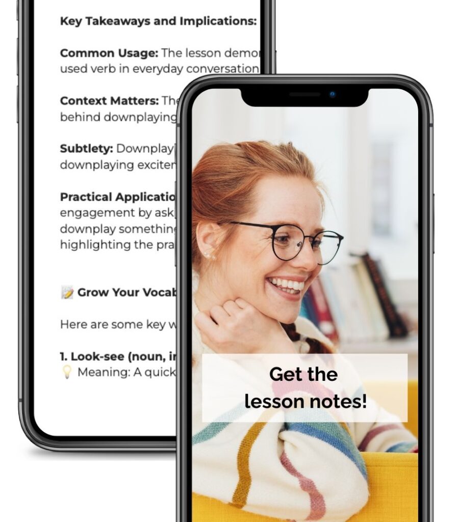 Off the hook - grow your vocab - download lesson notes