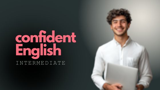 Confident English Intermediate course course cover